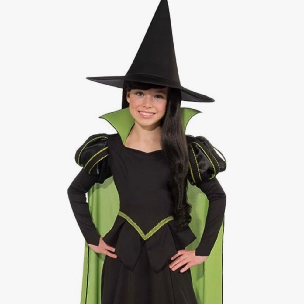 Witch costume Wizard of Oz with hat.